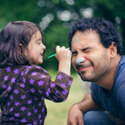 Padre con su hija